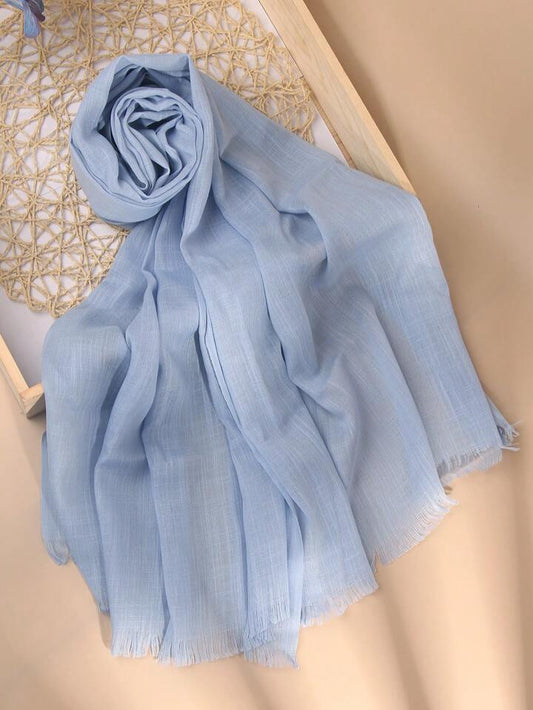 Turkish Lawn Hijab - Ice Blue