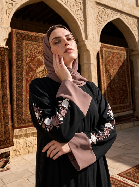 Embroidery Abaya : Akhirah