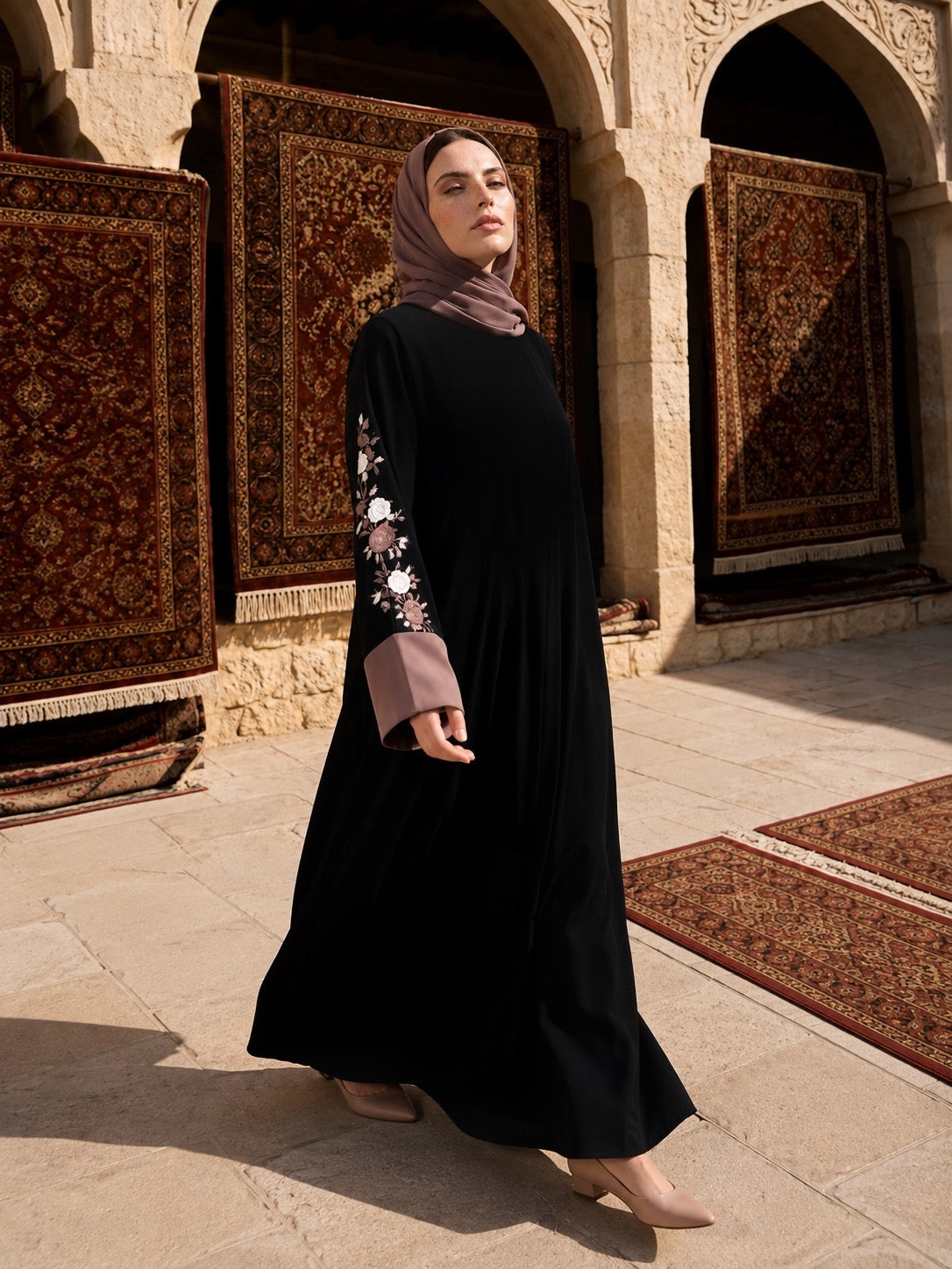 Embroidery Abaya : Akhirah