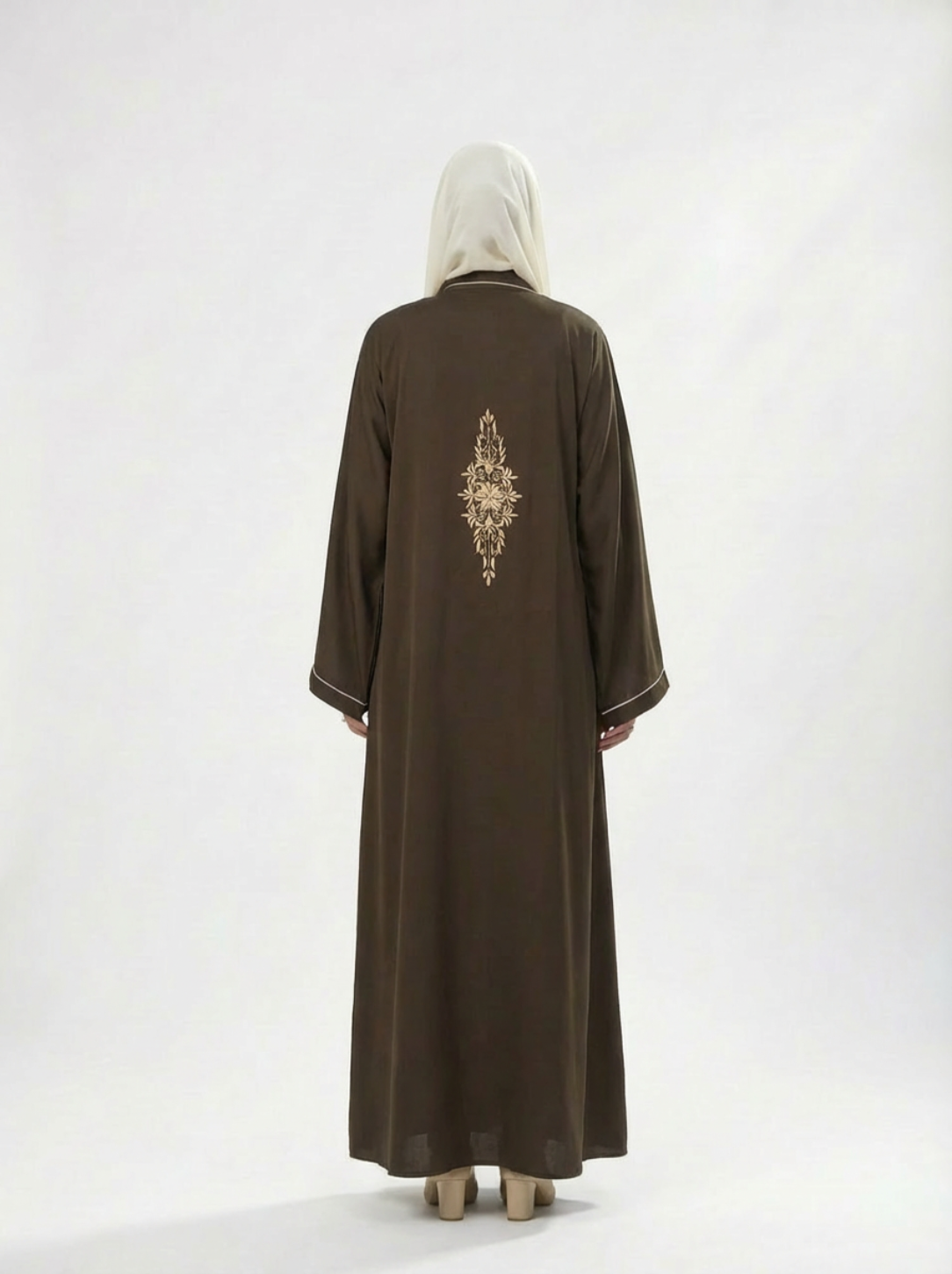 Olive Grace Abaya (FREE HIJAB)