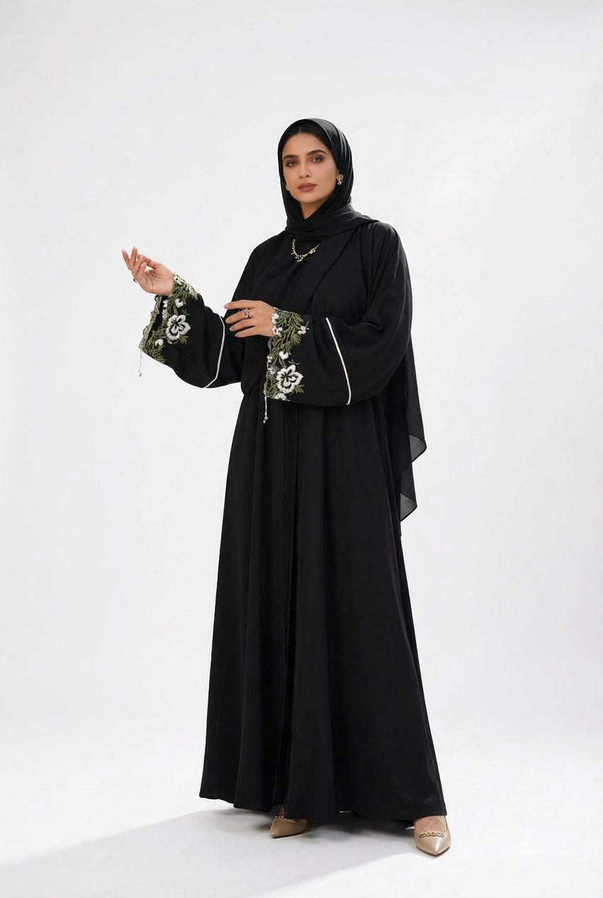 Meerub Abaya (FREE HIJAB)