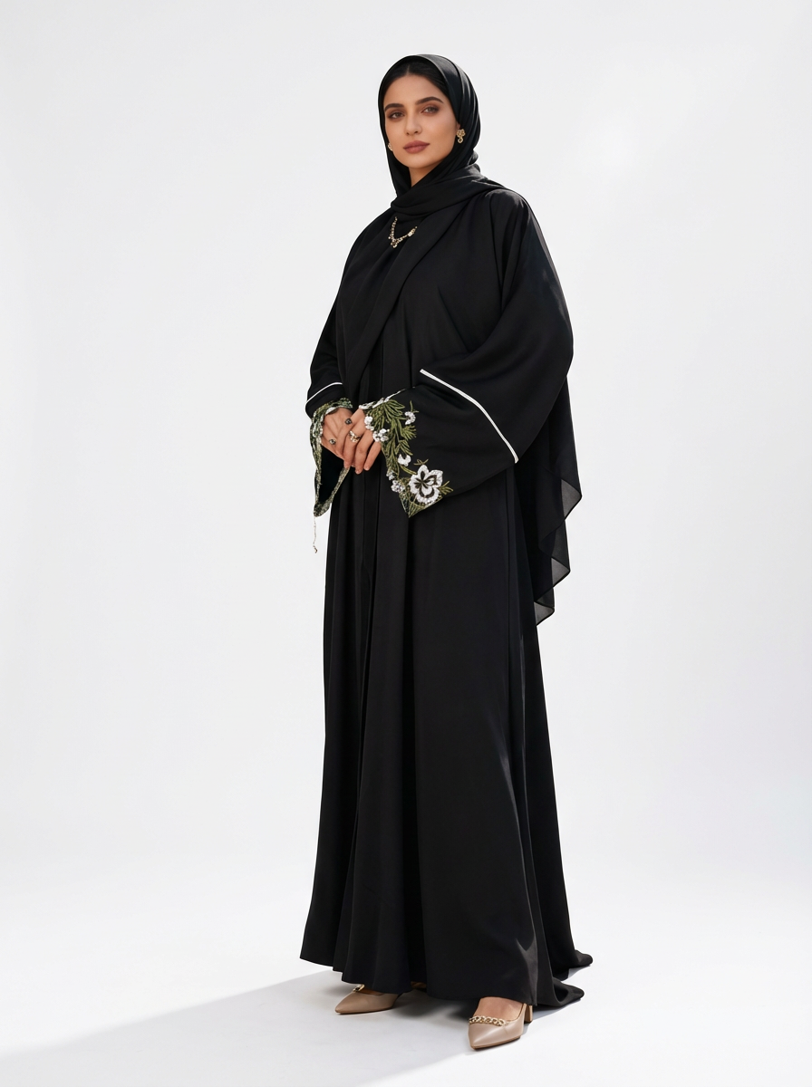 Meerub Abaya (FREE HIJAB)