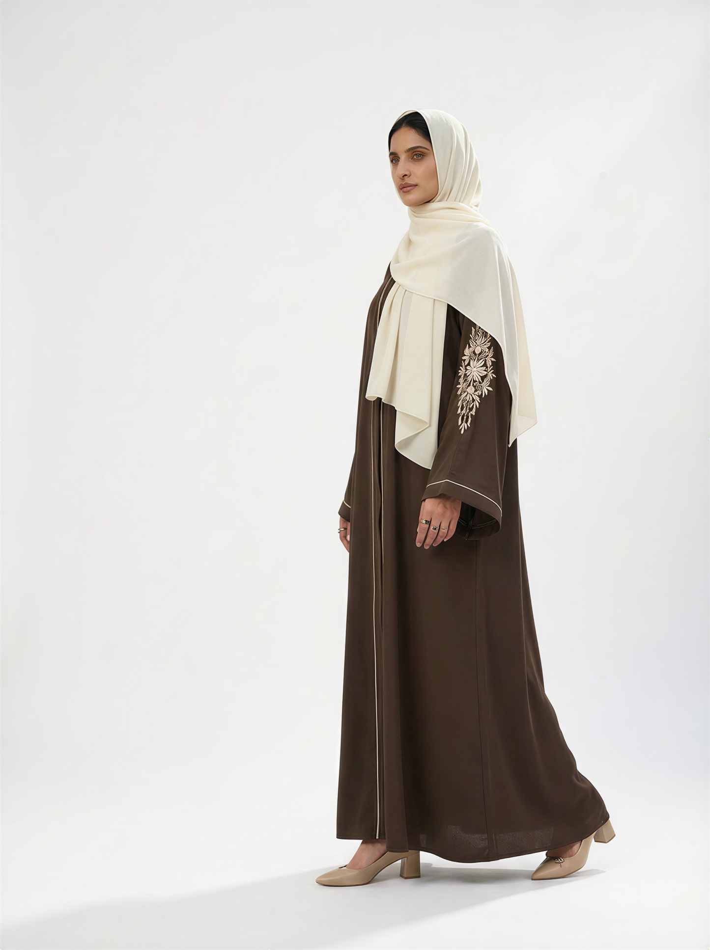 Olive Grace Abaya (FREE HIJAB)