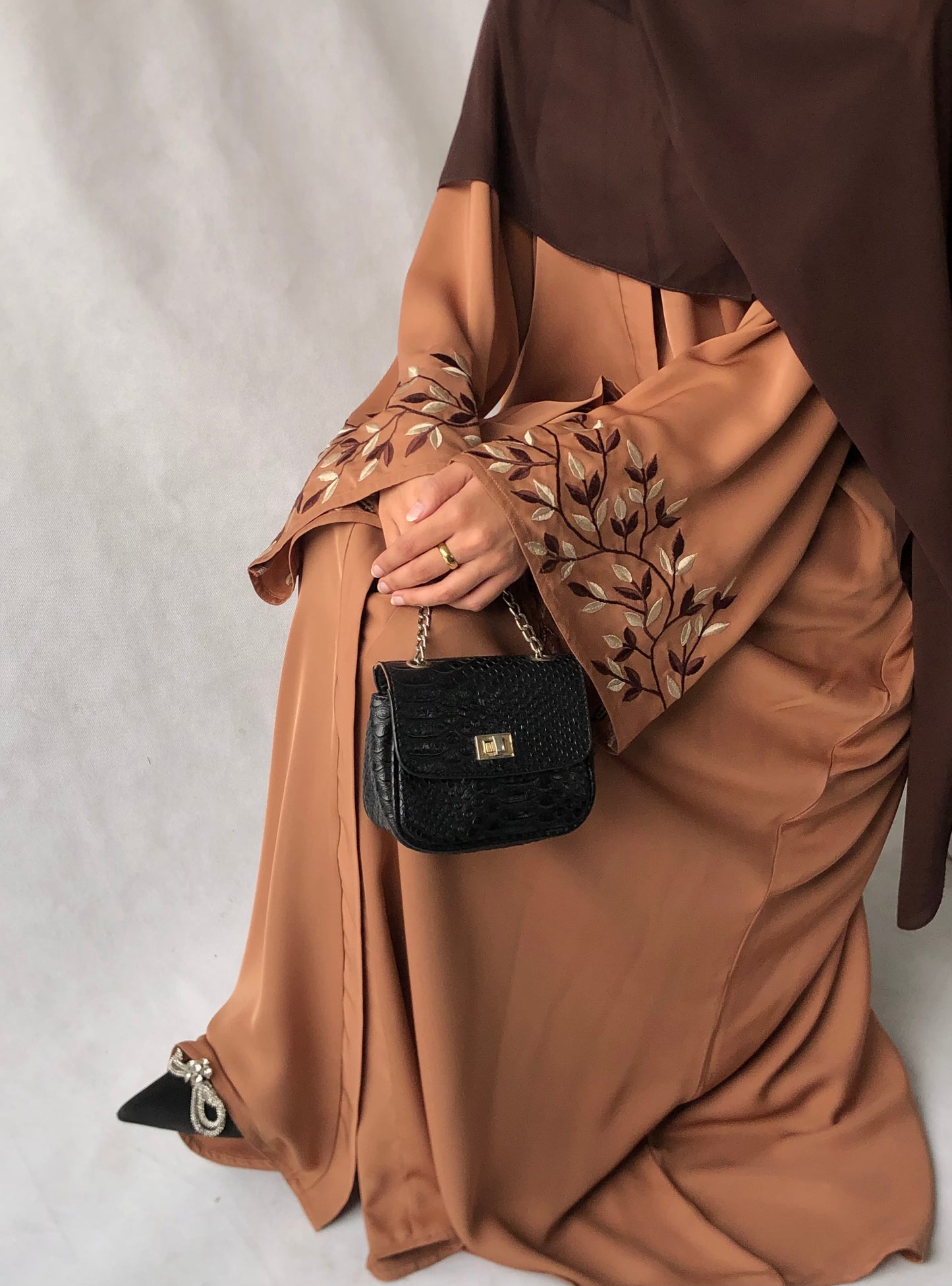 Embroidery Abaya : Duniya (FREE HIJAB)