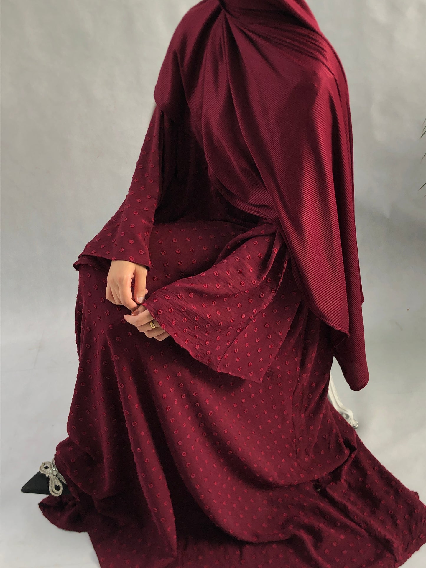 Luna Modest Maxi (Maroon)
