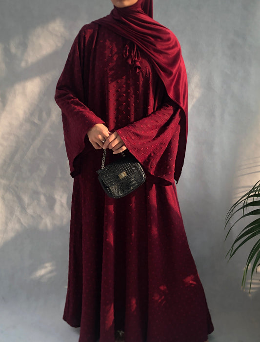 Luna Modest Maxi (Maroon)