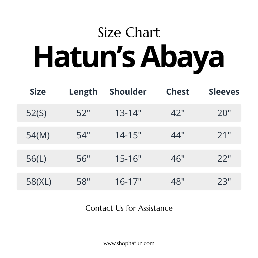 Meerub Abaya (FREE HIJAB)