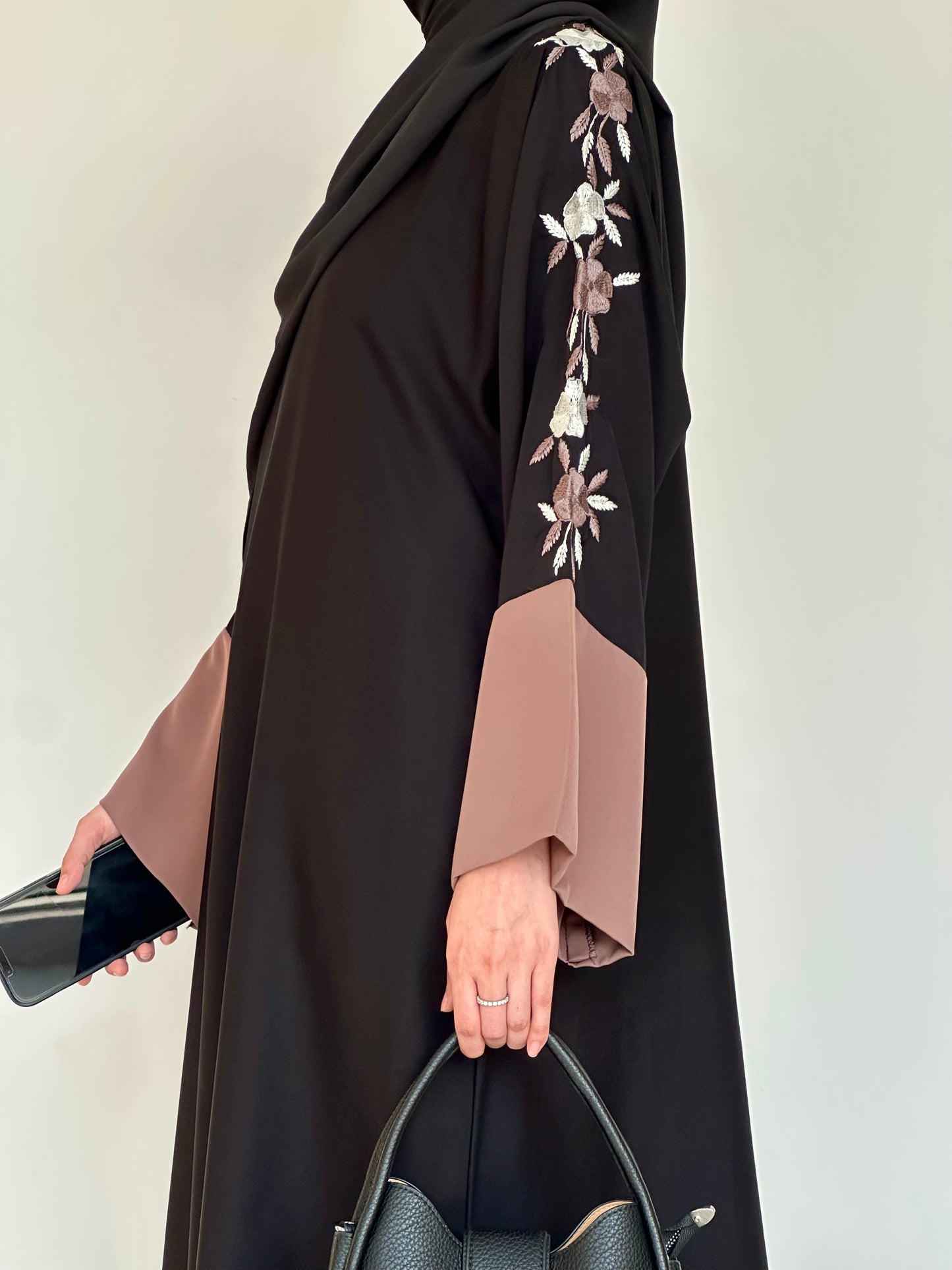 Embroidery Abaya : Akhirah (FREE HIJAB)
