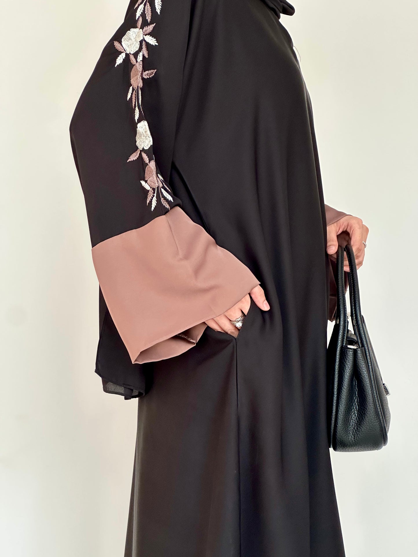 Embroidery Abaya : Akhirah (FREE HIJAB)